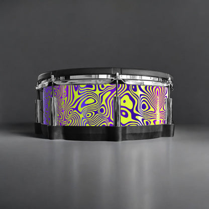 Psychedelic Swirl Drum Wrap