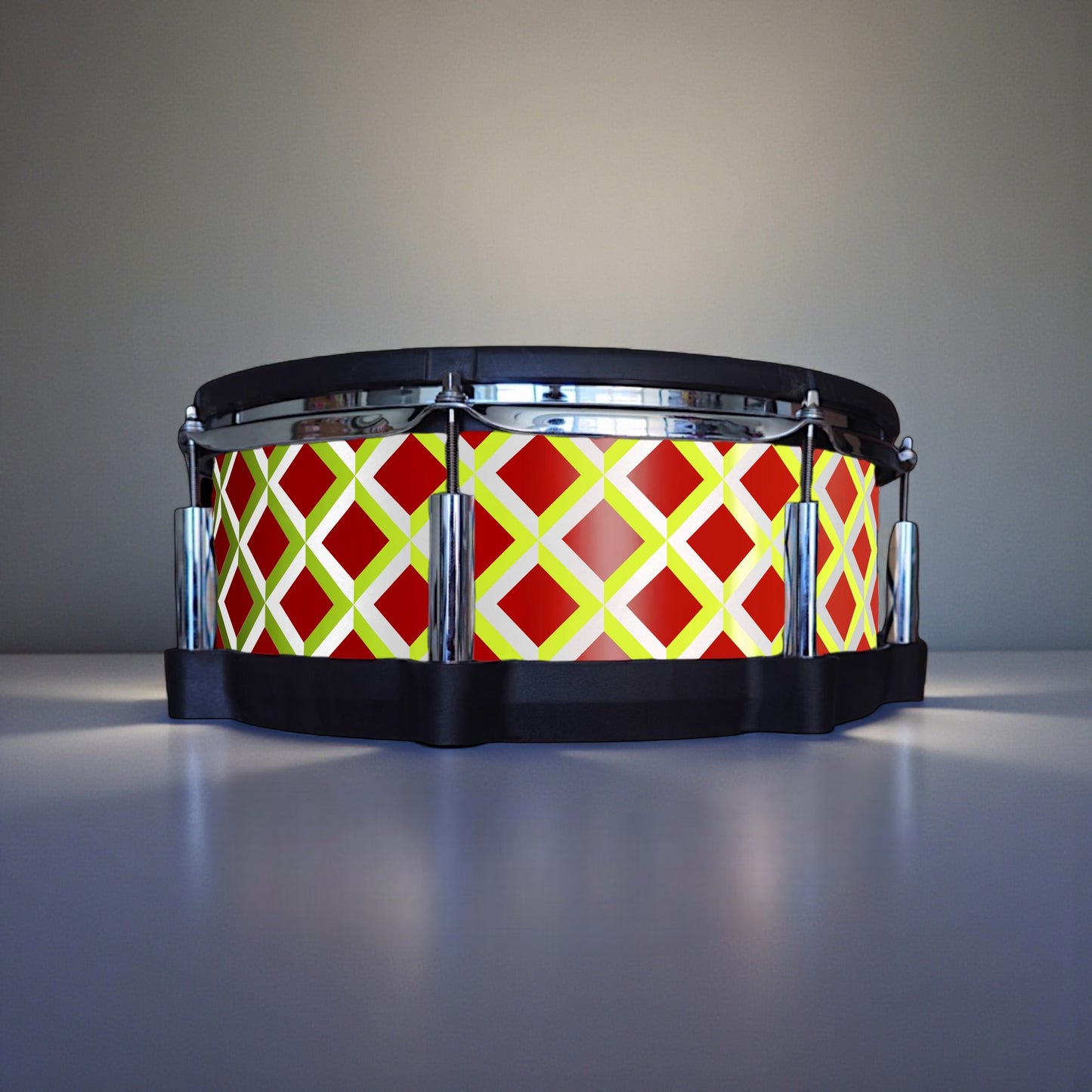 3D Tile Drum Wrap (White Base)