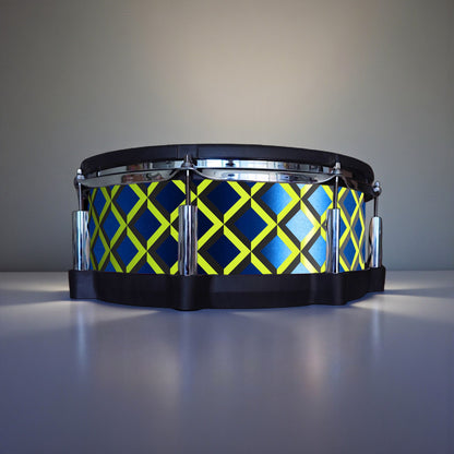 3D Tile Drum Wrap (Black Base)