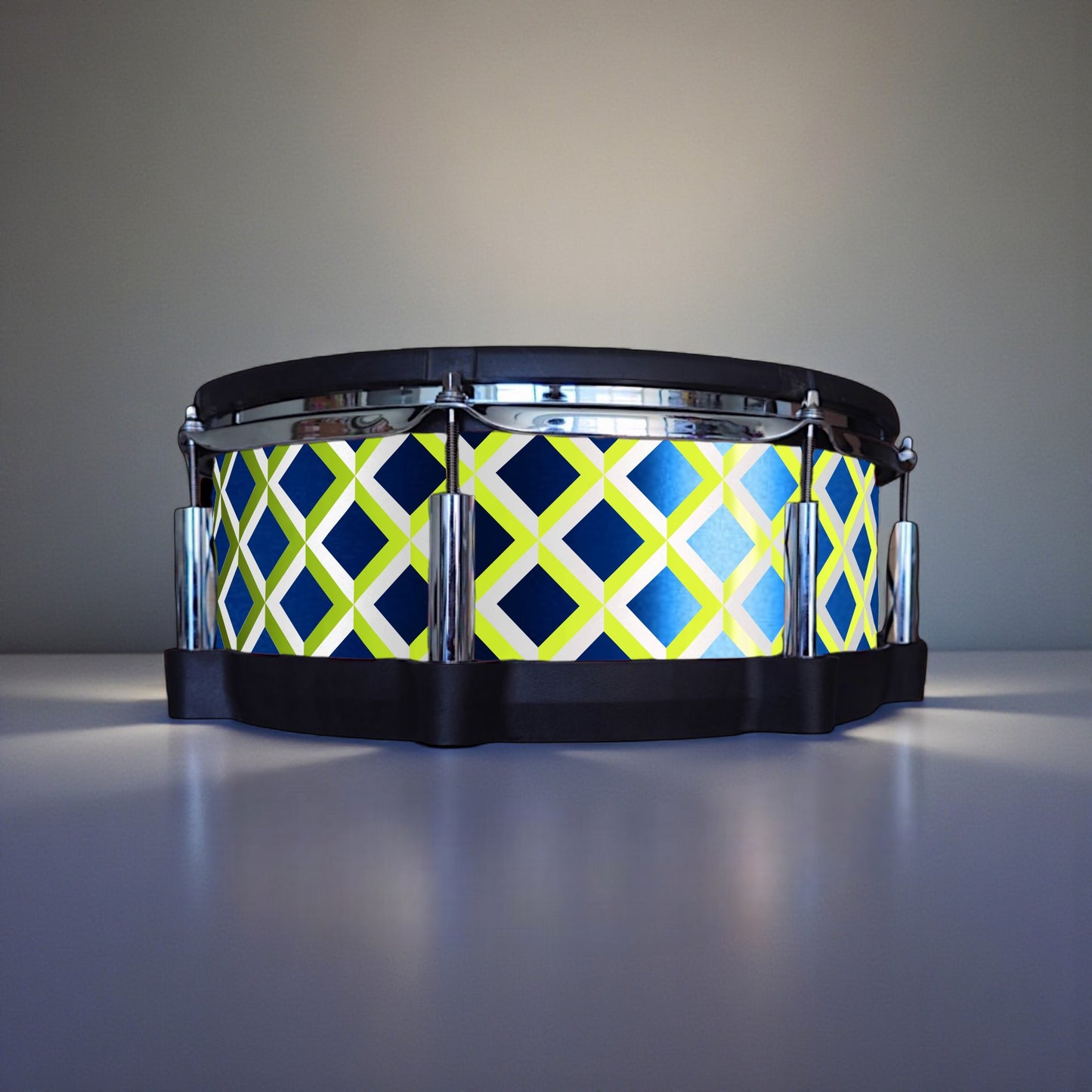 3D Tile Drum Wrap (White Base)