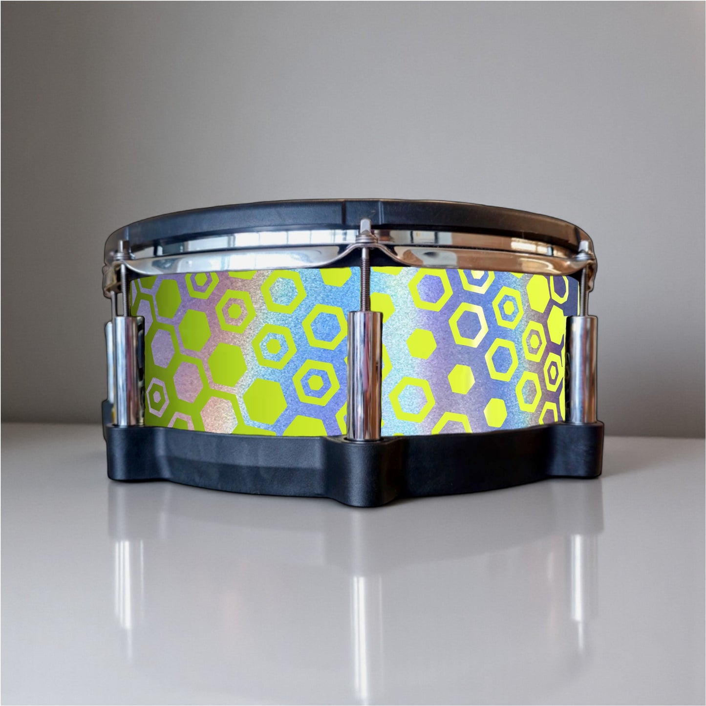 Hexagonal Fade Drum Wrap