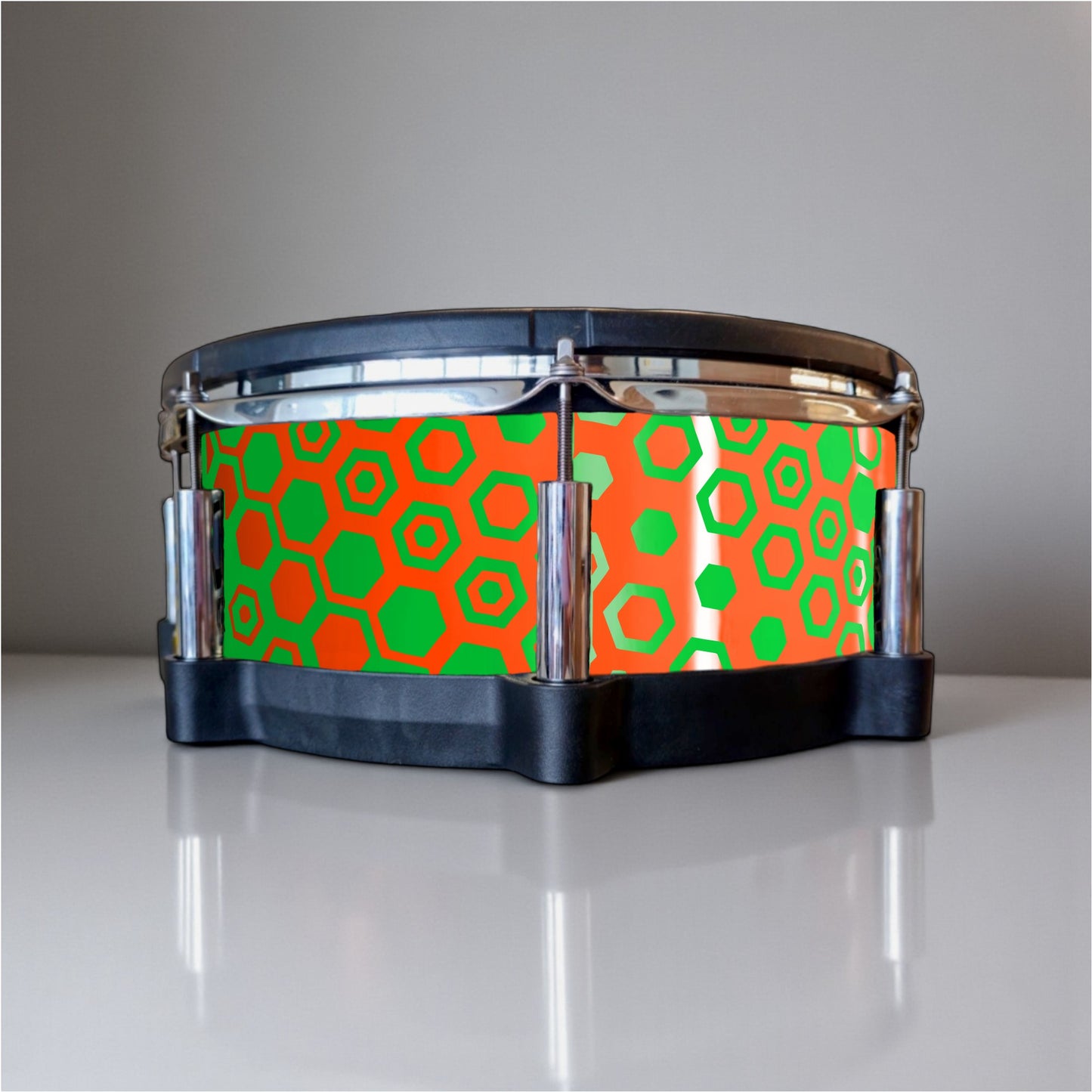 Hexagonal Fade Drum Wrap