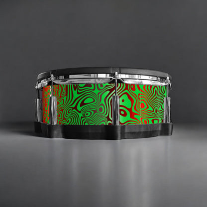 Psychedelic Swirl Drum Wrap