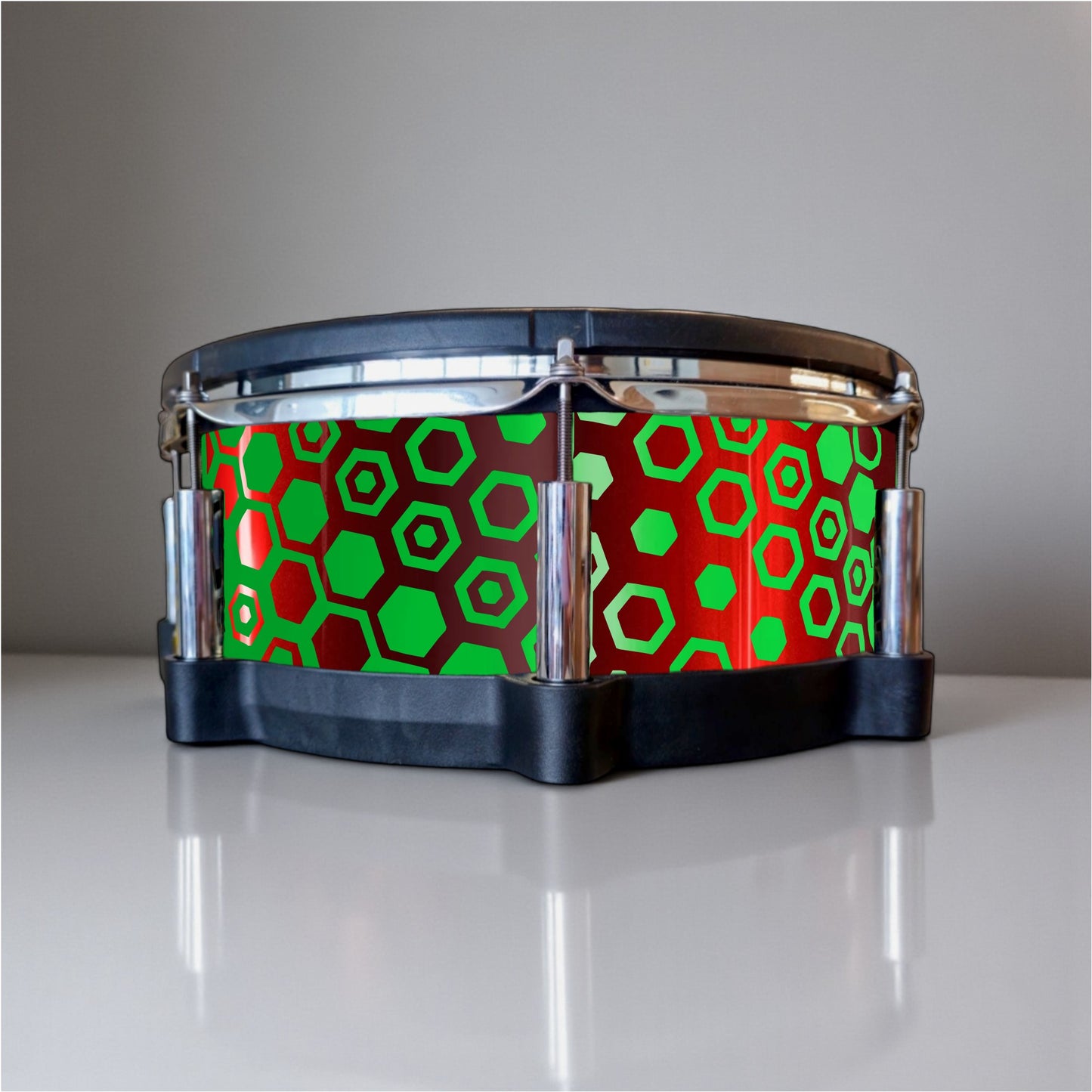 Hexagonal Fade Drum Wrap