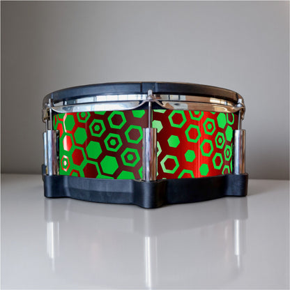 Hexagonal Fade Drum Wrap