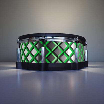 3D Tile Drum Wrap (Black Base)