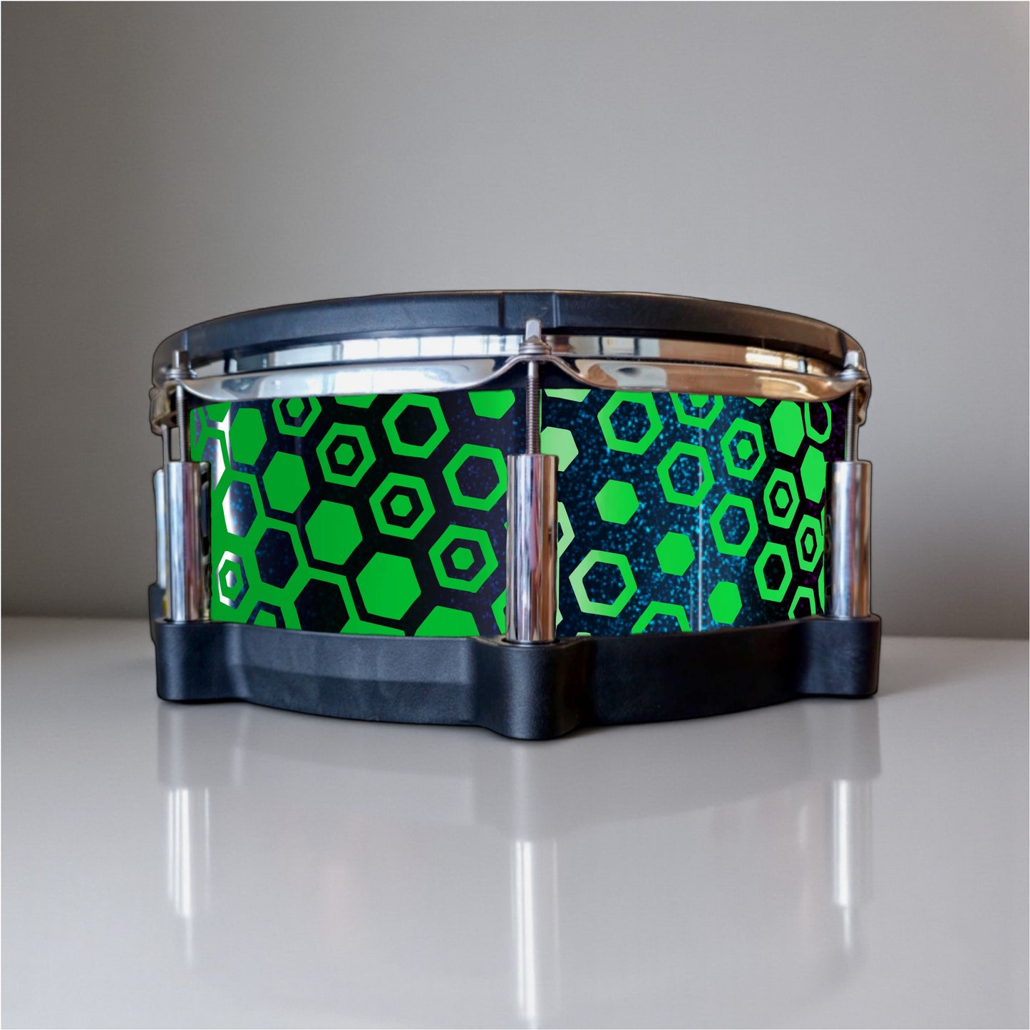Hexagonal Fade Drum Wrap