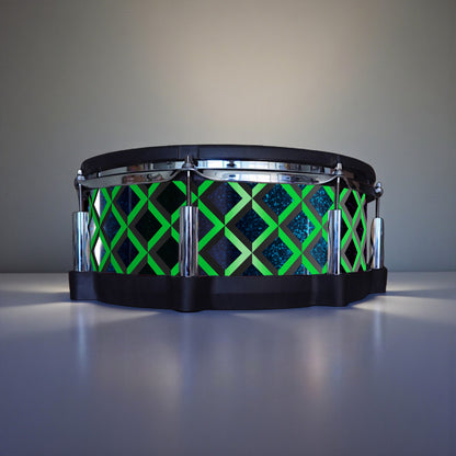 3D Tile Drum Wrap (Black Base)