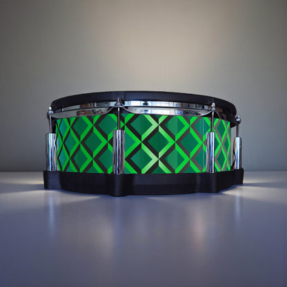 3D Tile Drum Wrap (Black Base)