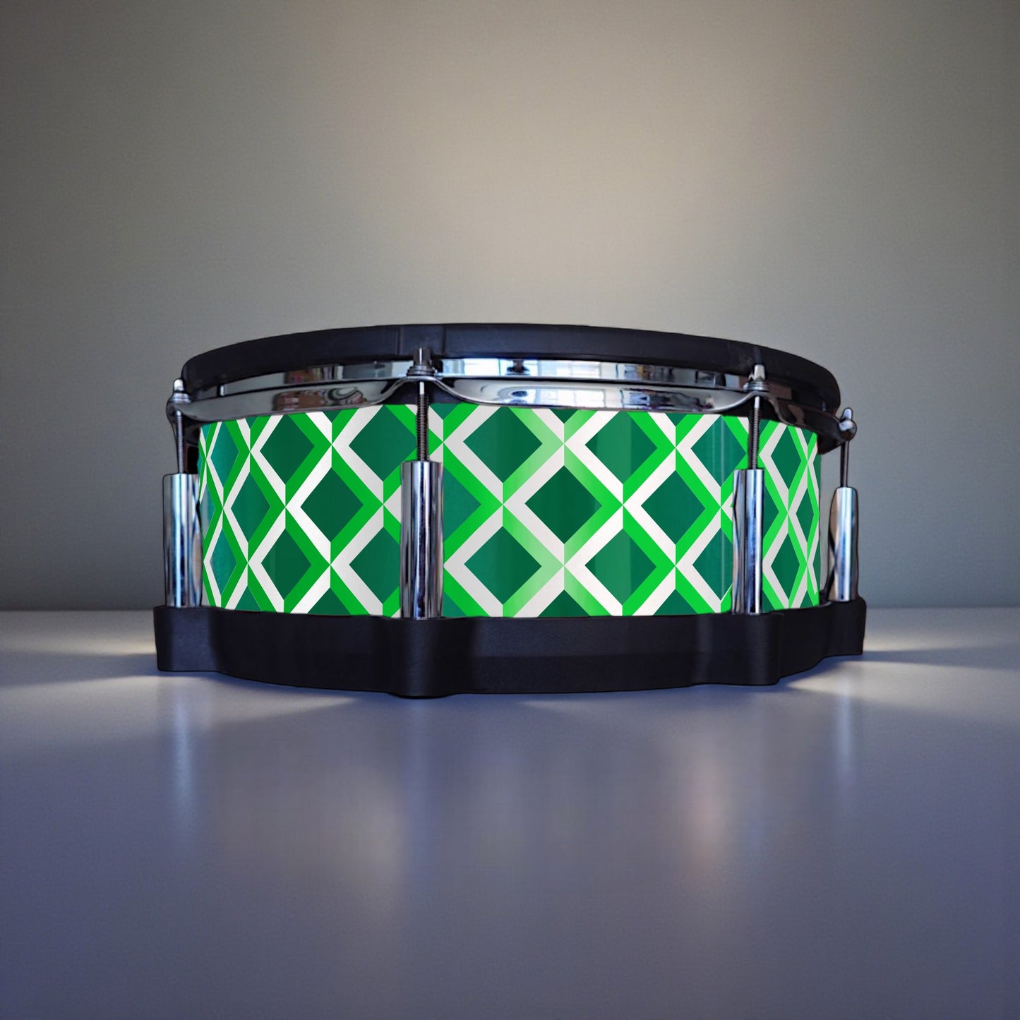 3D Tile Drum Wrap (White Base)