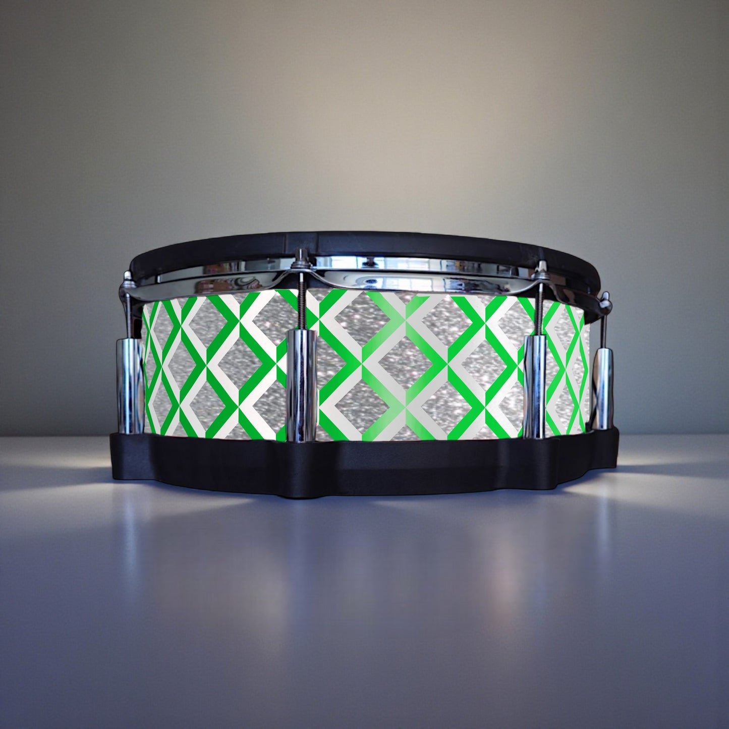 3D Tile Drum Wrap (White Base)