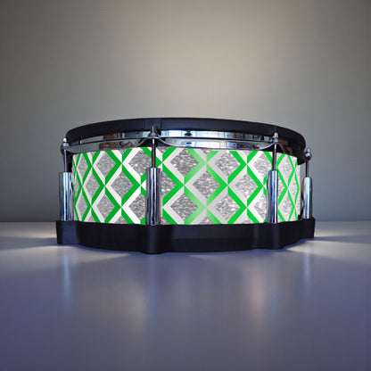 3D Tile Drum Wrap (White Base)