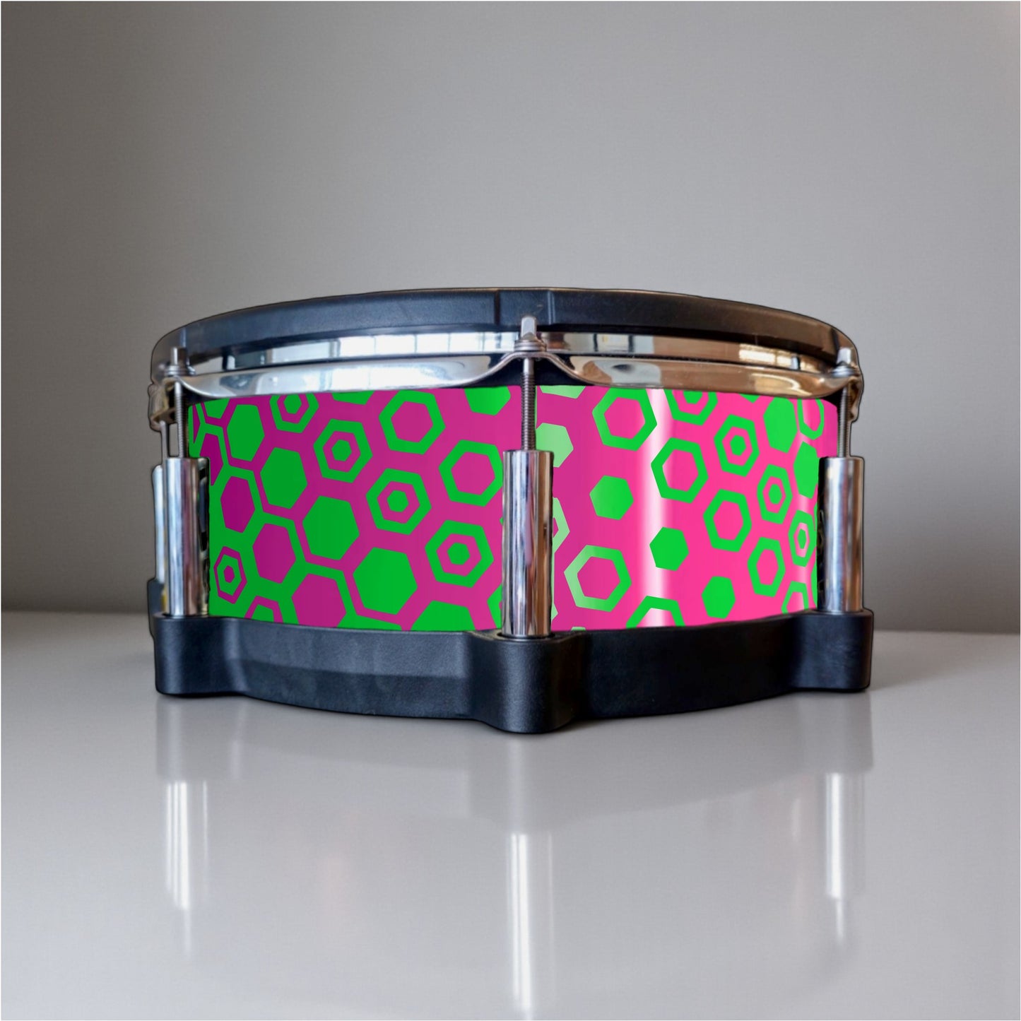 Hexagonal Fade Drum Wrap