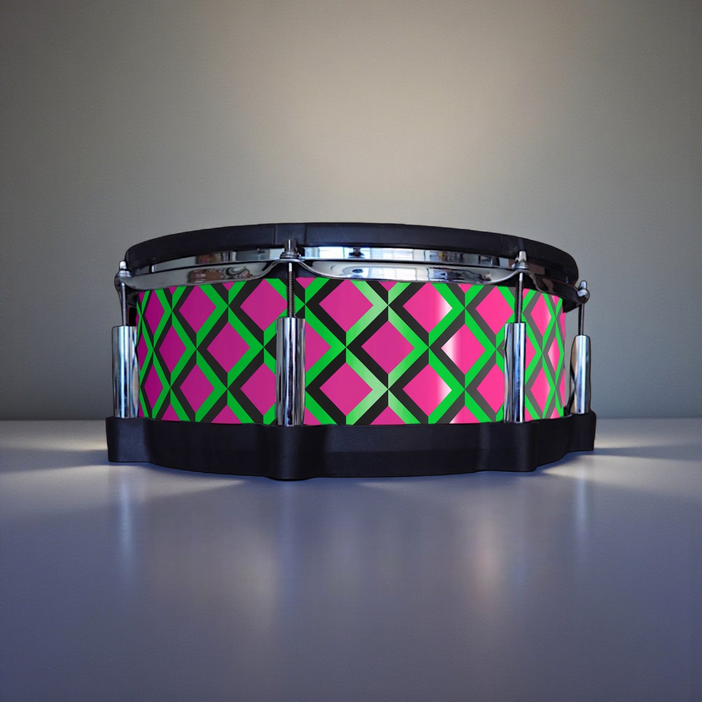 3D Tile Drum Wrap (Black Base)