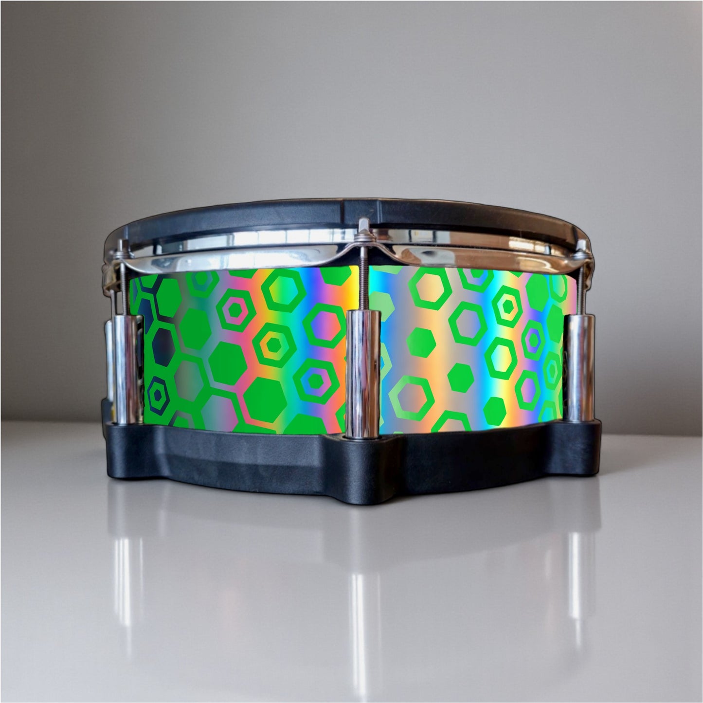 Hexagonal Fade Drum Wrap