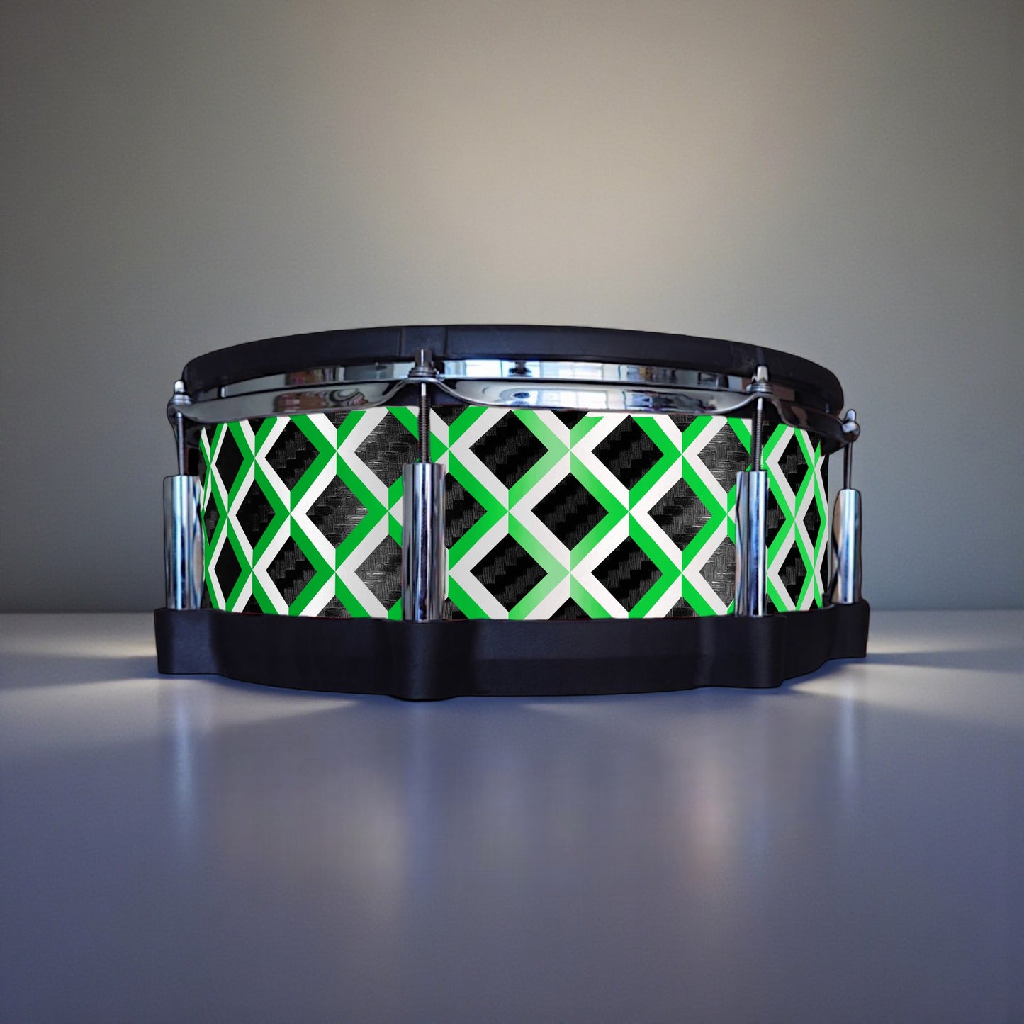 3D Tile Drum Wrap (White Base)