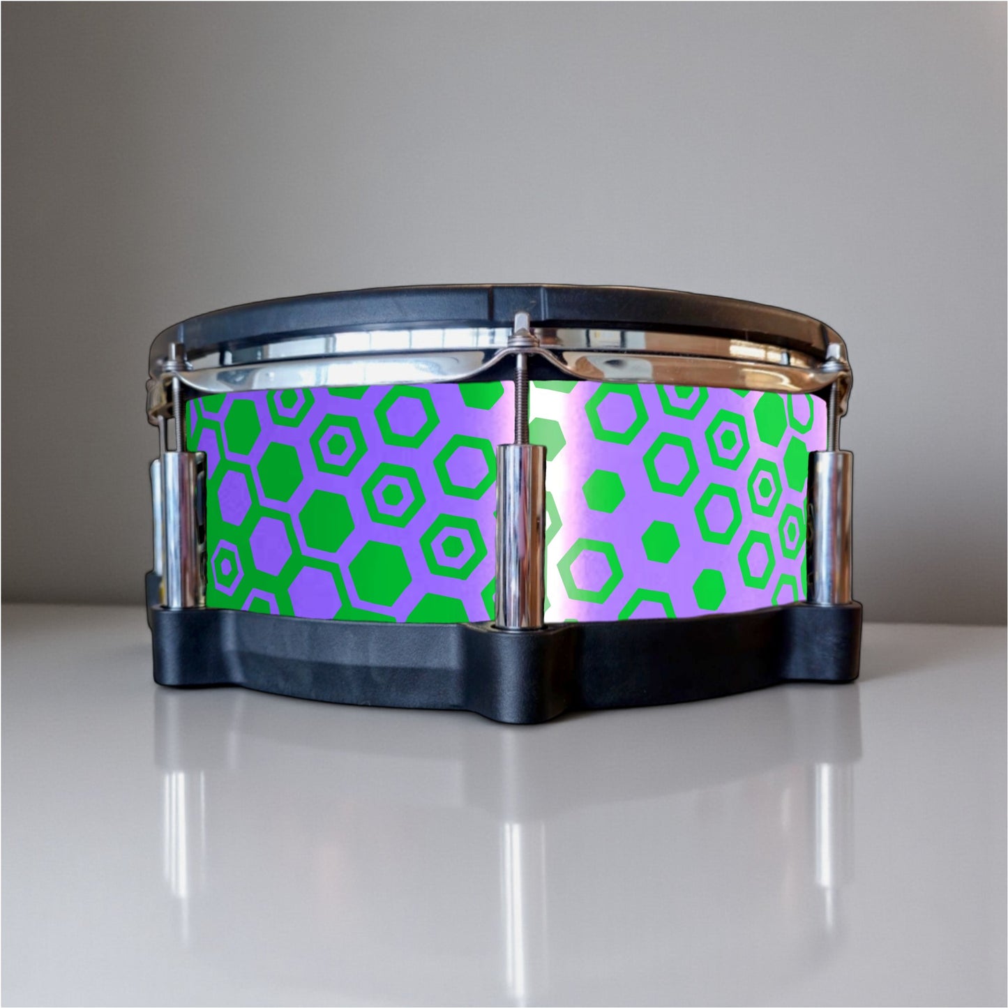 Hexagonal Fade Drum Wrap