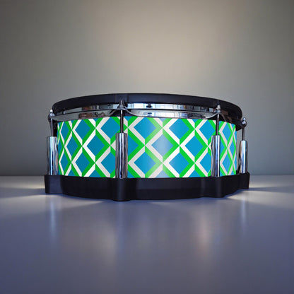 3D Tile Drum Wrap (White Base)