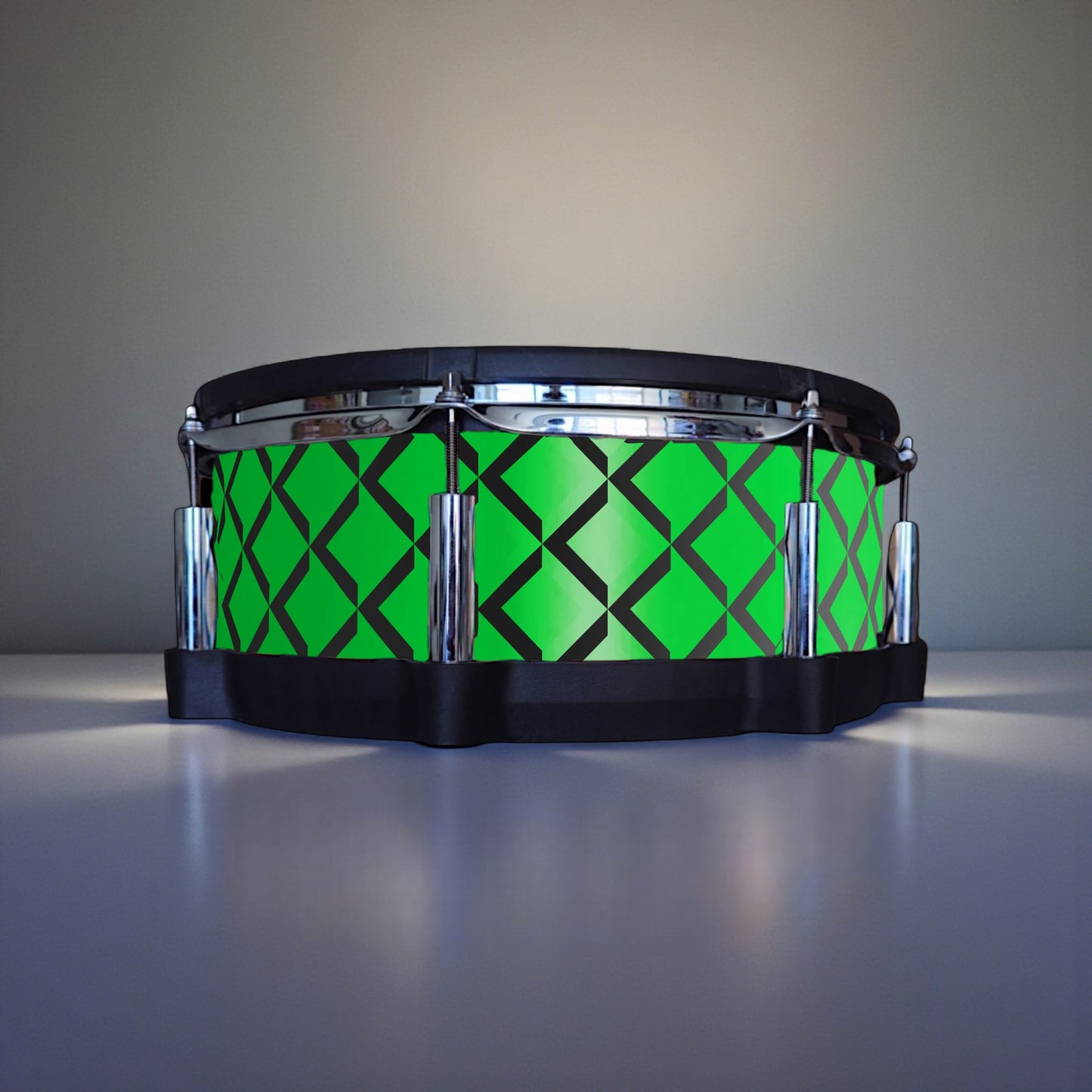 3D Tile Drum Wrap (Black Base)