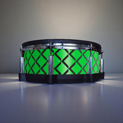 3D Tile Drum Wrap (Black Base)