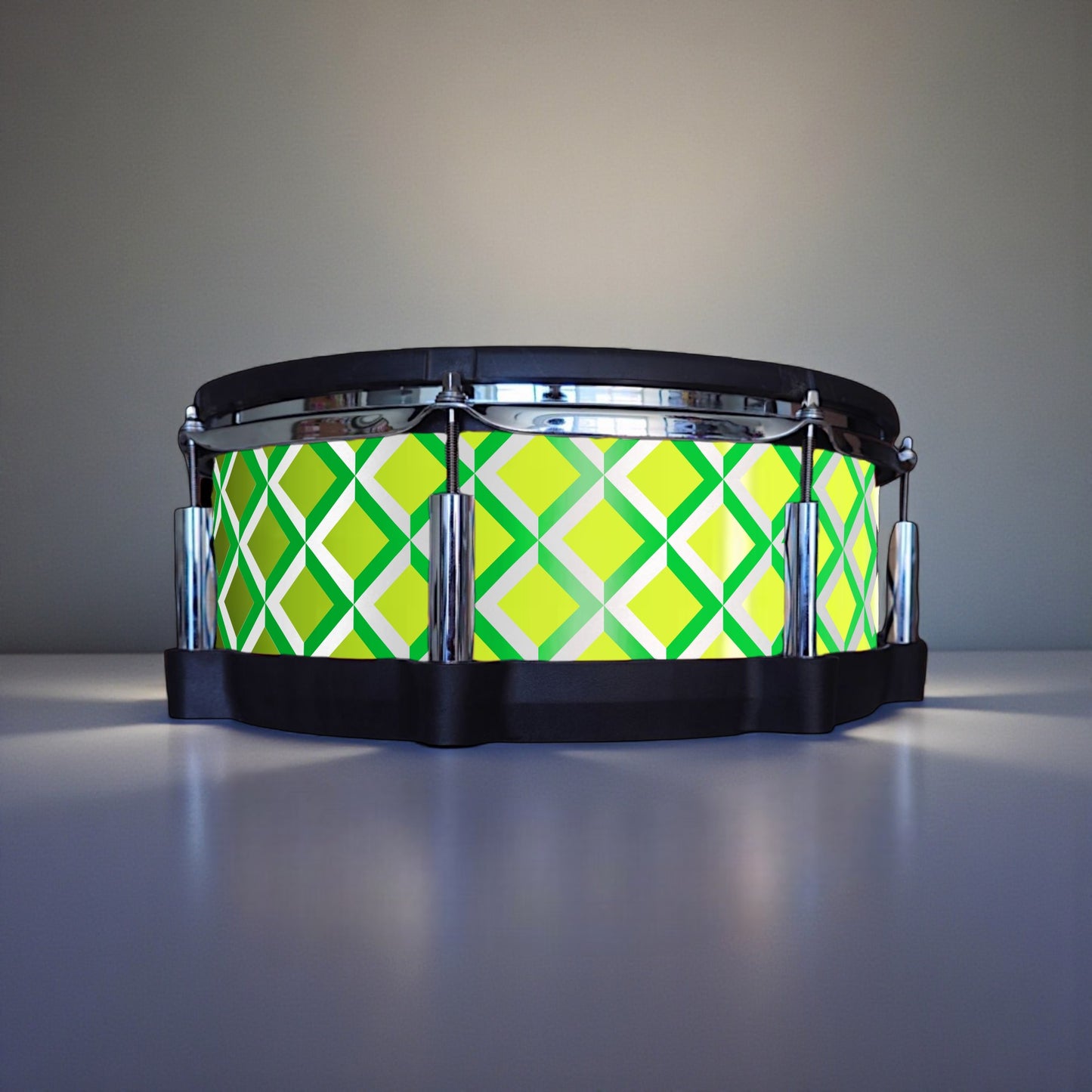 3D Tile Drum Wrap (White Base)