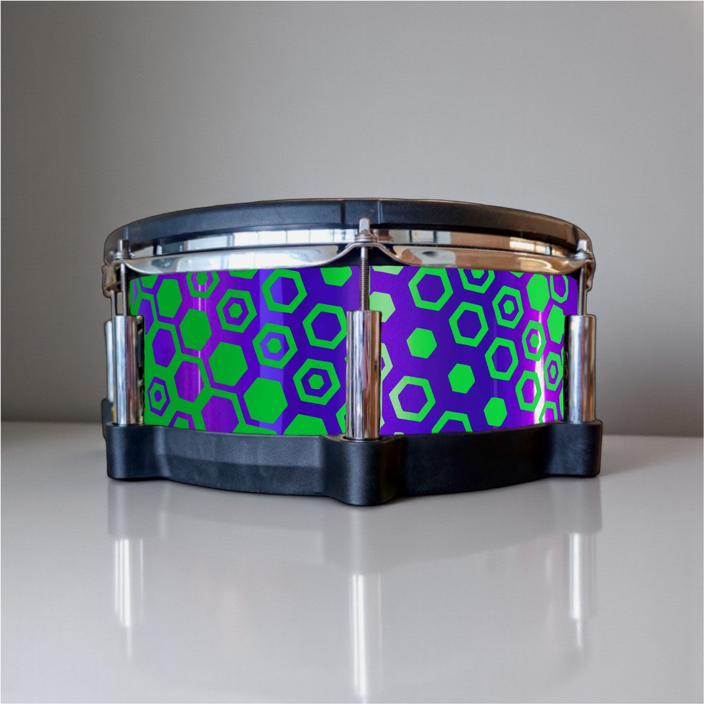 Hexagonal Fade Drum Wrap