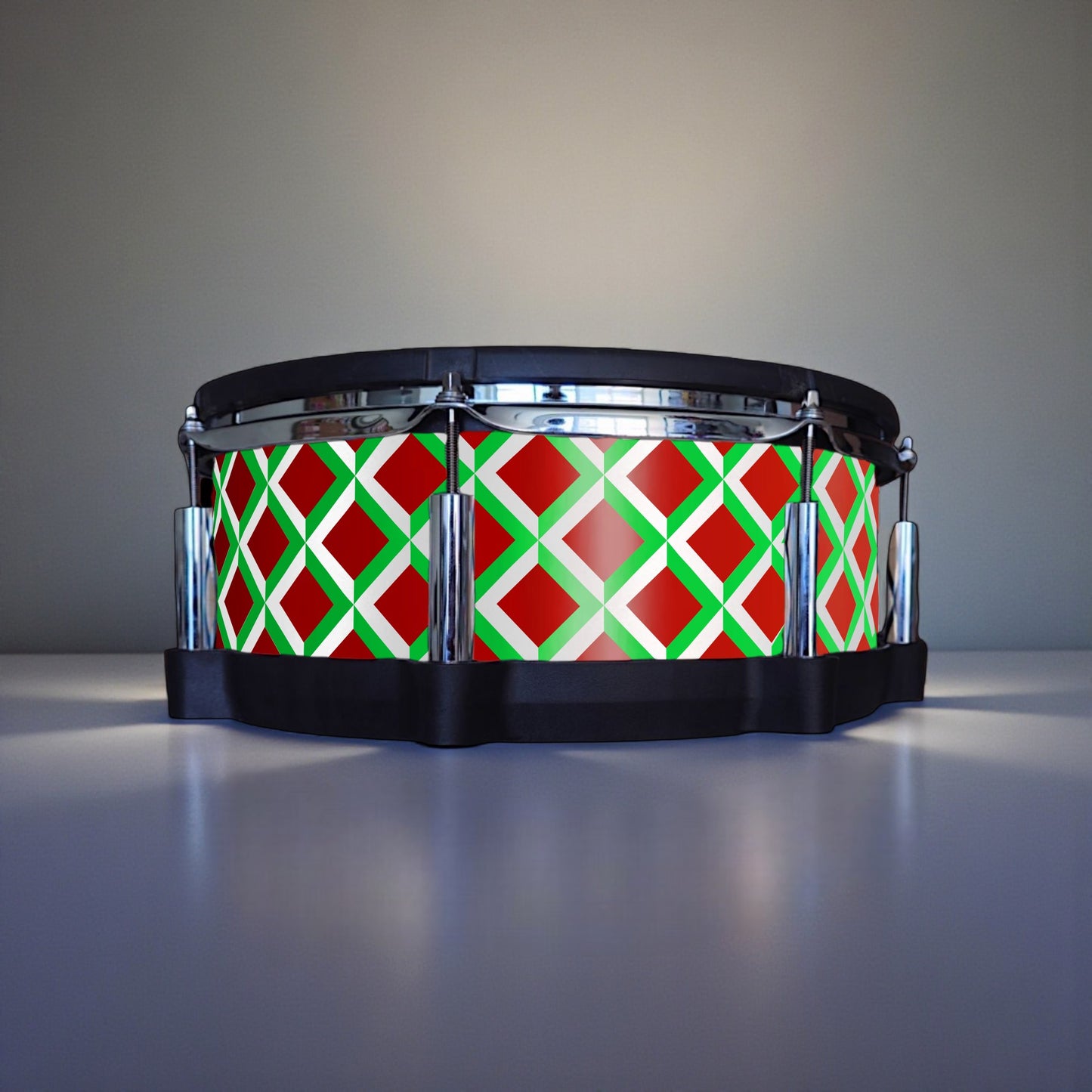 3D Tile Drum Wrap (White Base)