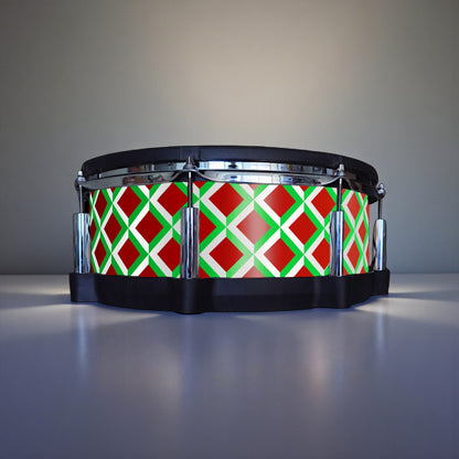 3D Tile Drum Wrap (White Base)