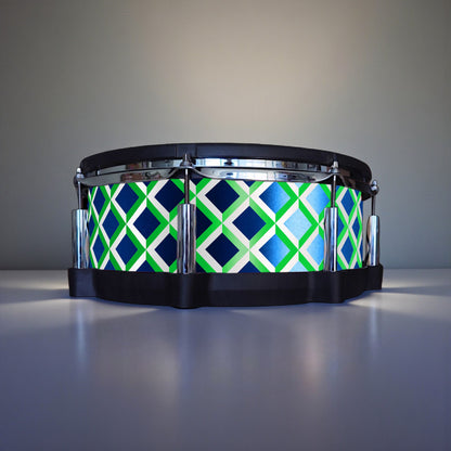 3D Tile Drum Wrap (White Base)