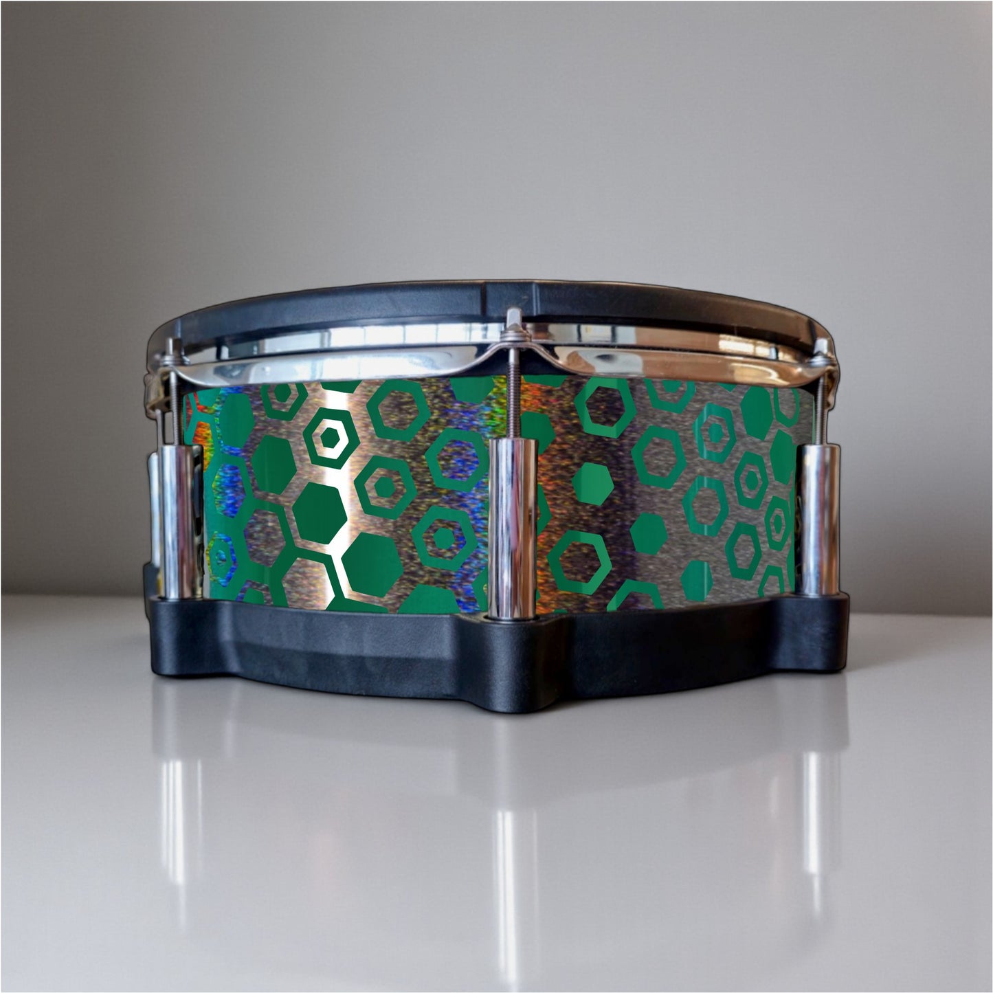 Hexagonal Fade Drum Wrap