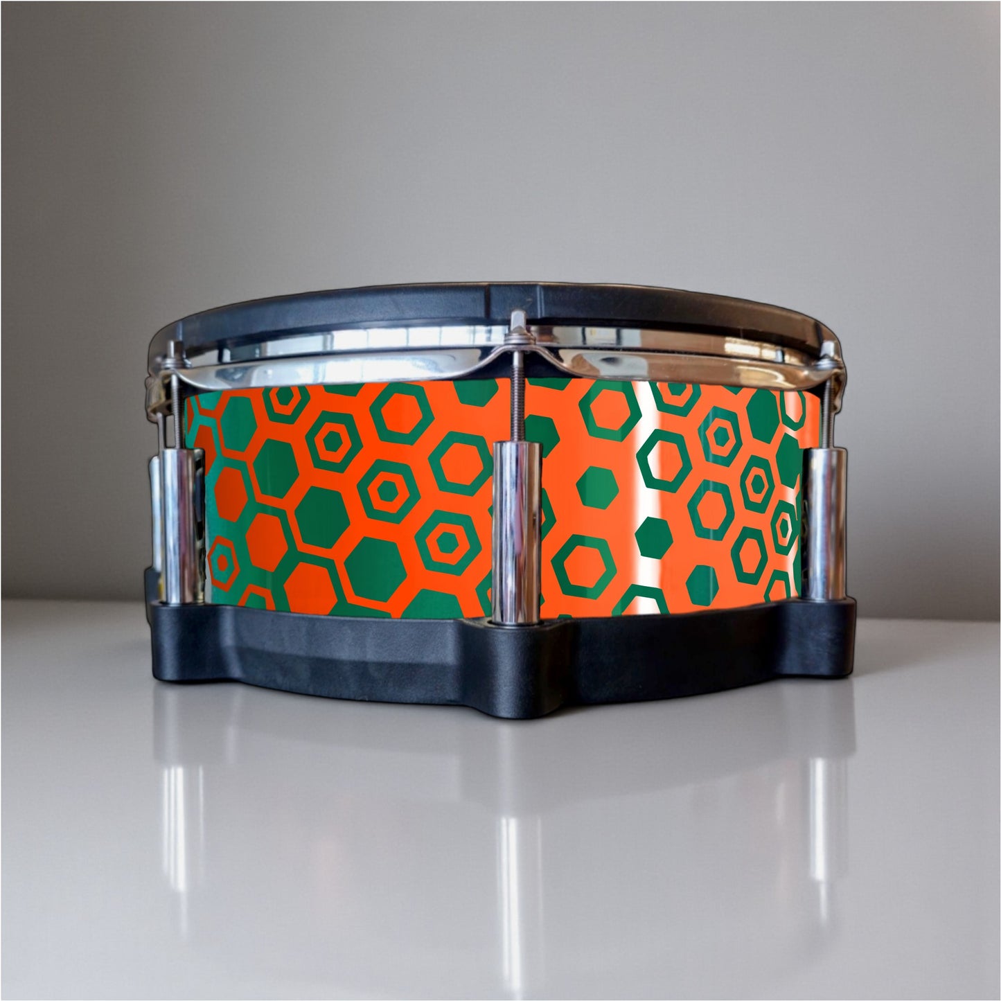 Hexagonal Fade Drum Wrap