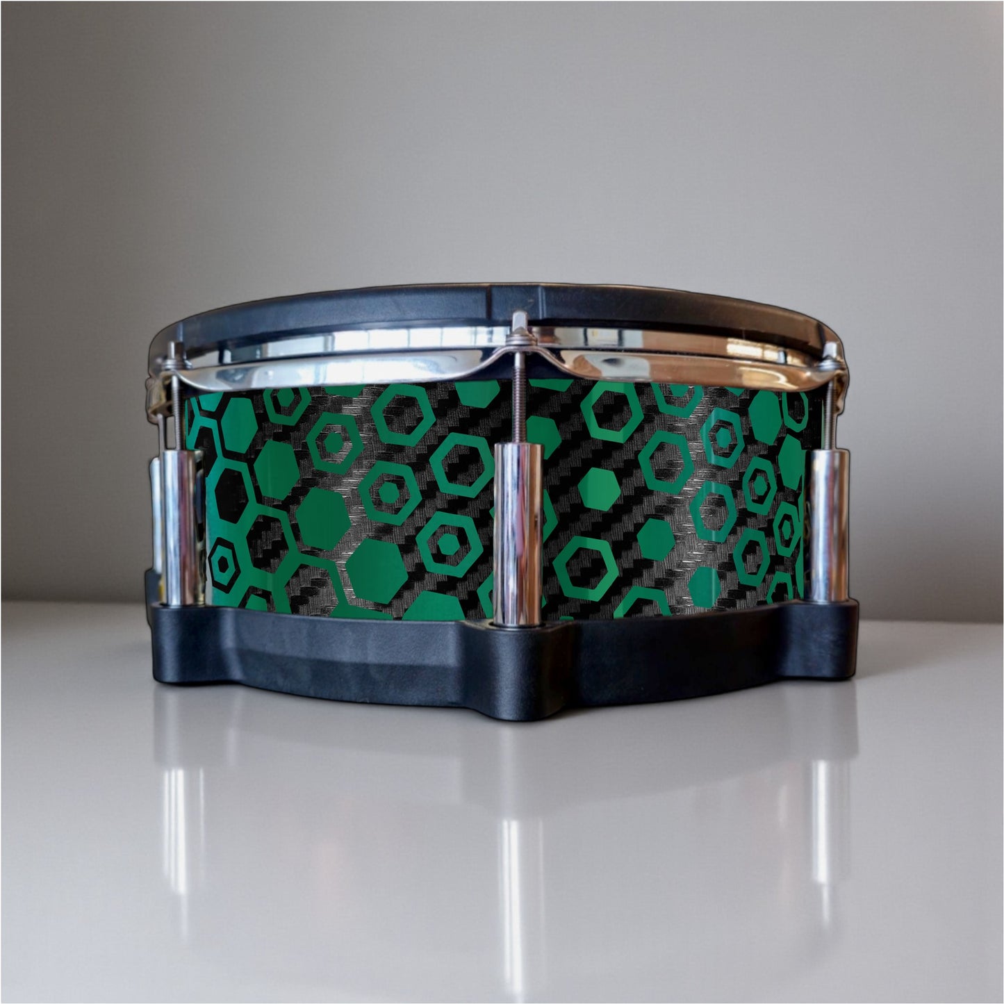 Hexagonal Fade Drum Wrap