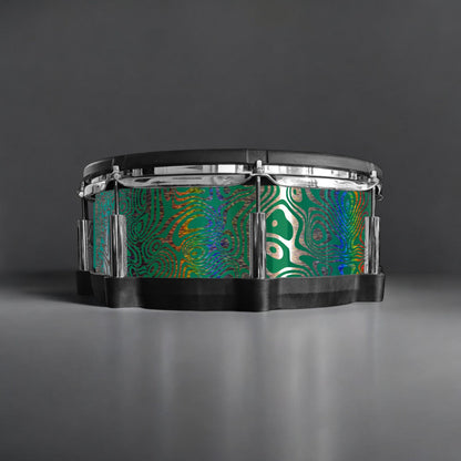 Psychedelic Swirl Drum Wrap