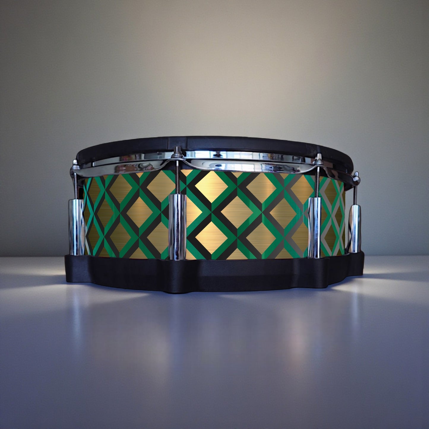 3D Tile Drum Wrap (Black Base)
