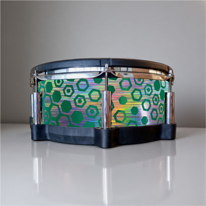 Hexagonal Fade Drum Wrap