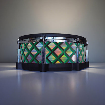 3D Tile Drum Wrap (Black Base)