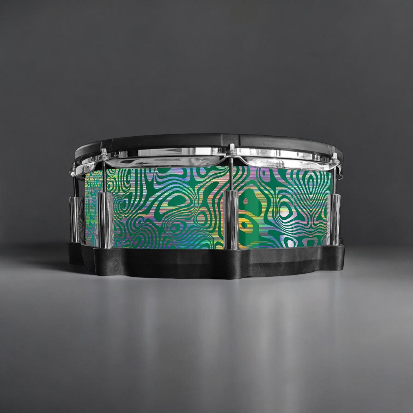 Psychedelic Swirl Drum Wrap