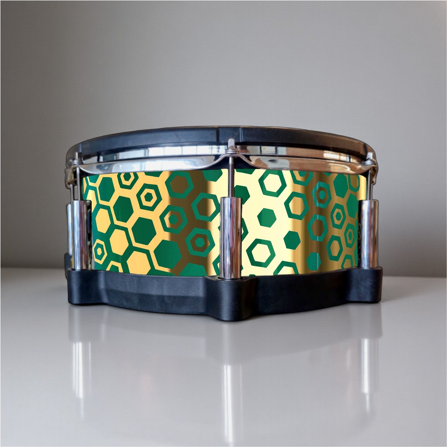 Hexagonal Fade Drum Wrap