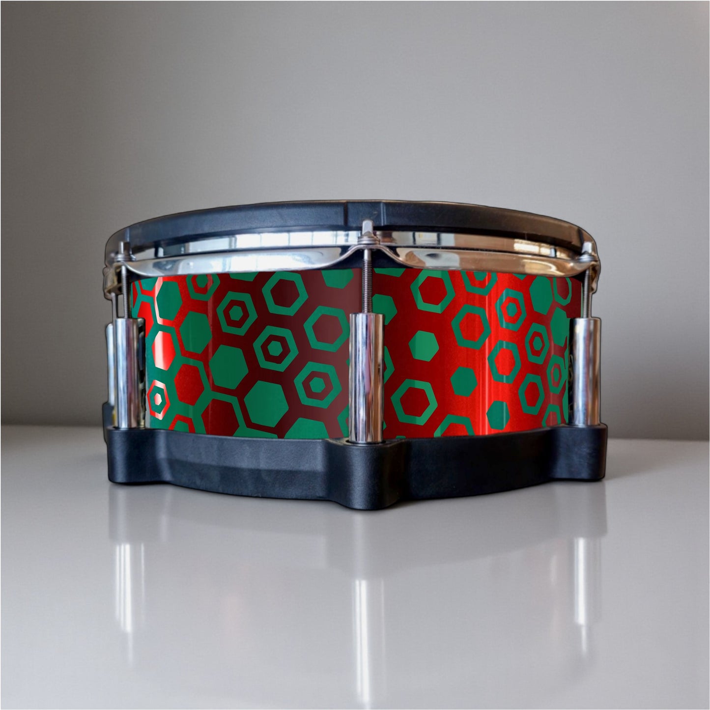 Hexagonal Fade Drum Wrap