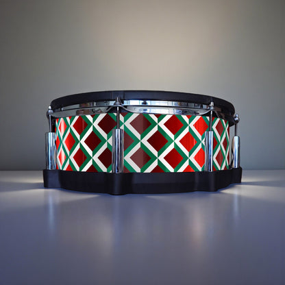 3D Tile Drum Wrap (White Base)