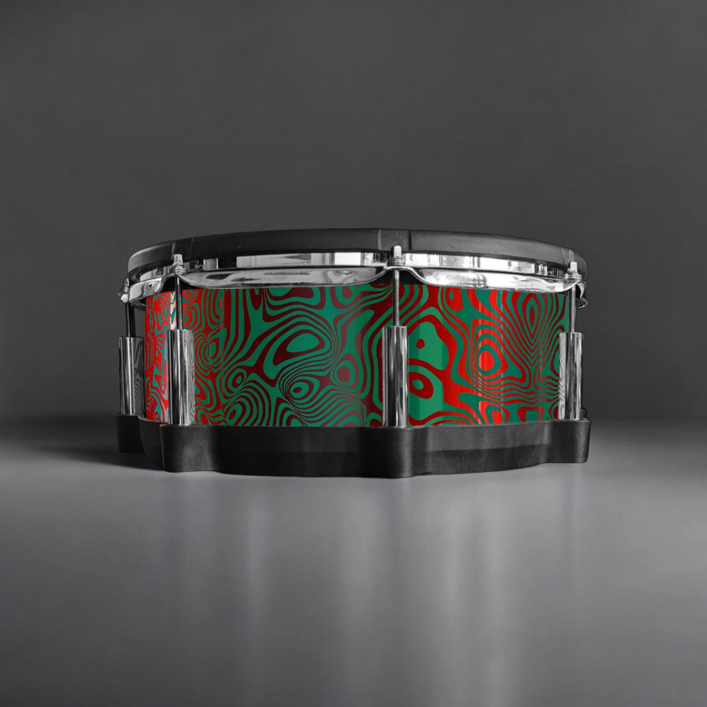 Psychedelic Swirl Drum Wrap