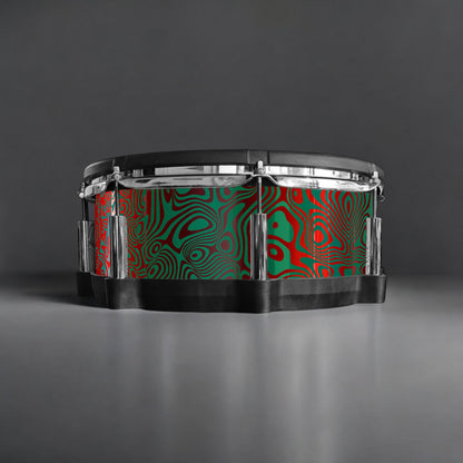 Psychedelic Swirl Drum Wrap