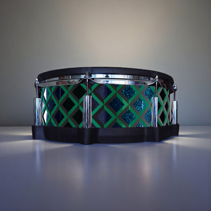 3D Tile Drum Wrap (Black Base)