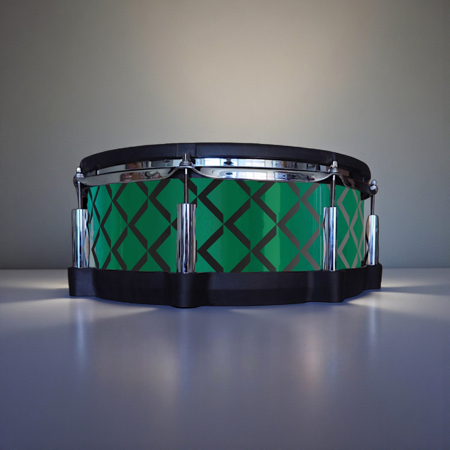 3D Tile Drum Wrap (Black Base)