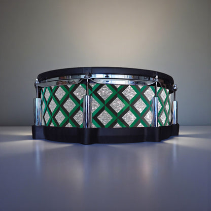 3D Tile Drum Wrap (Black Base)