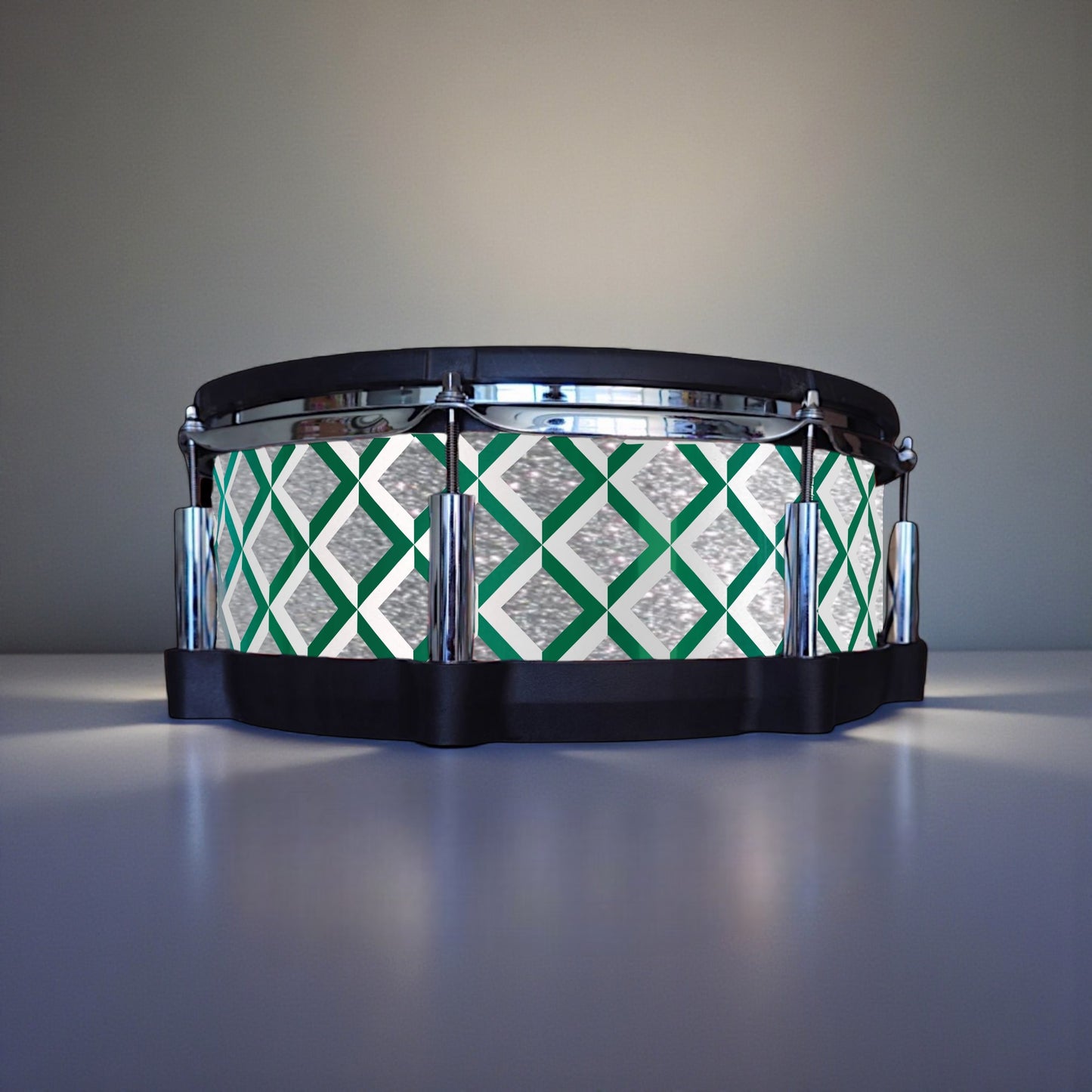 3D Tile Drum Wrap (White Base)