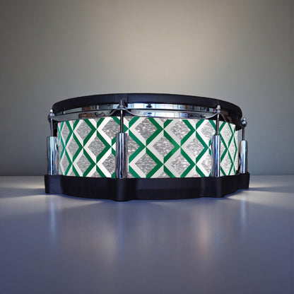 3D Tile Drum Wrap (White Base)