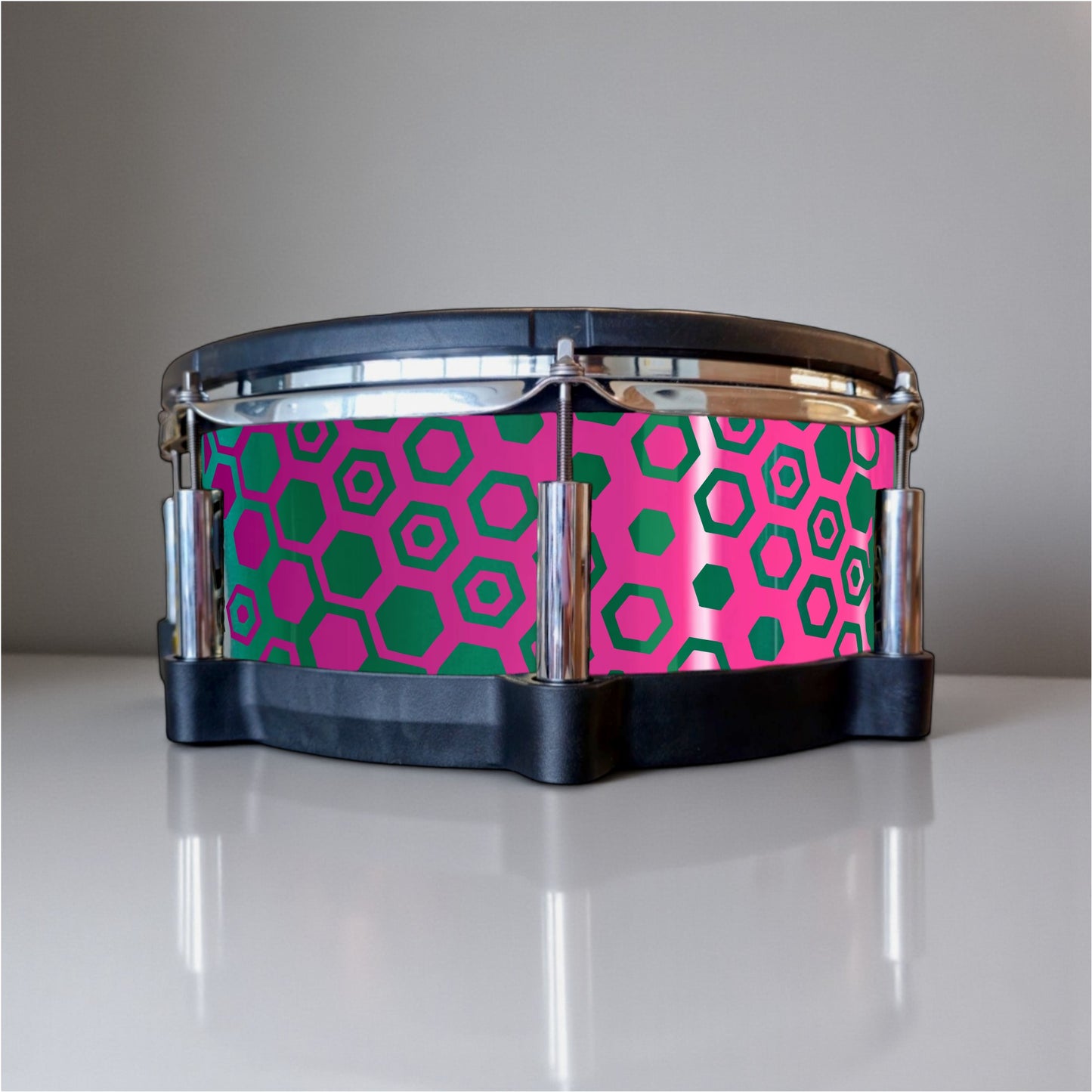 Hexagonal Fade Drum Wrap
