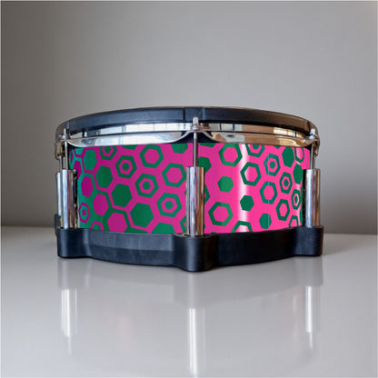 Hexagonal Fade Drum Wrap
