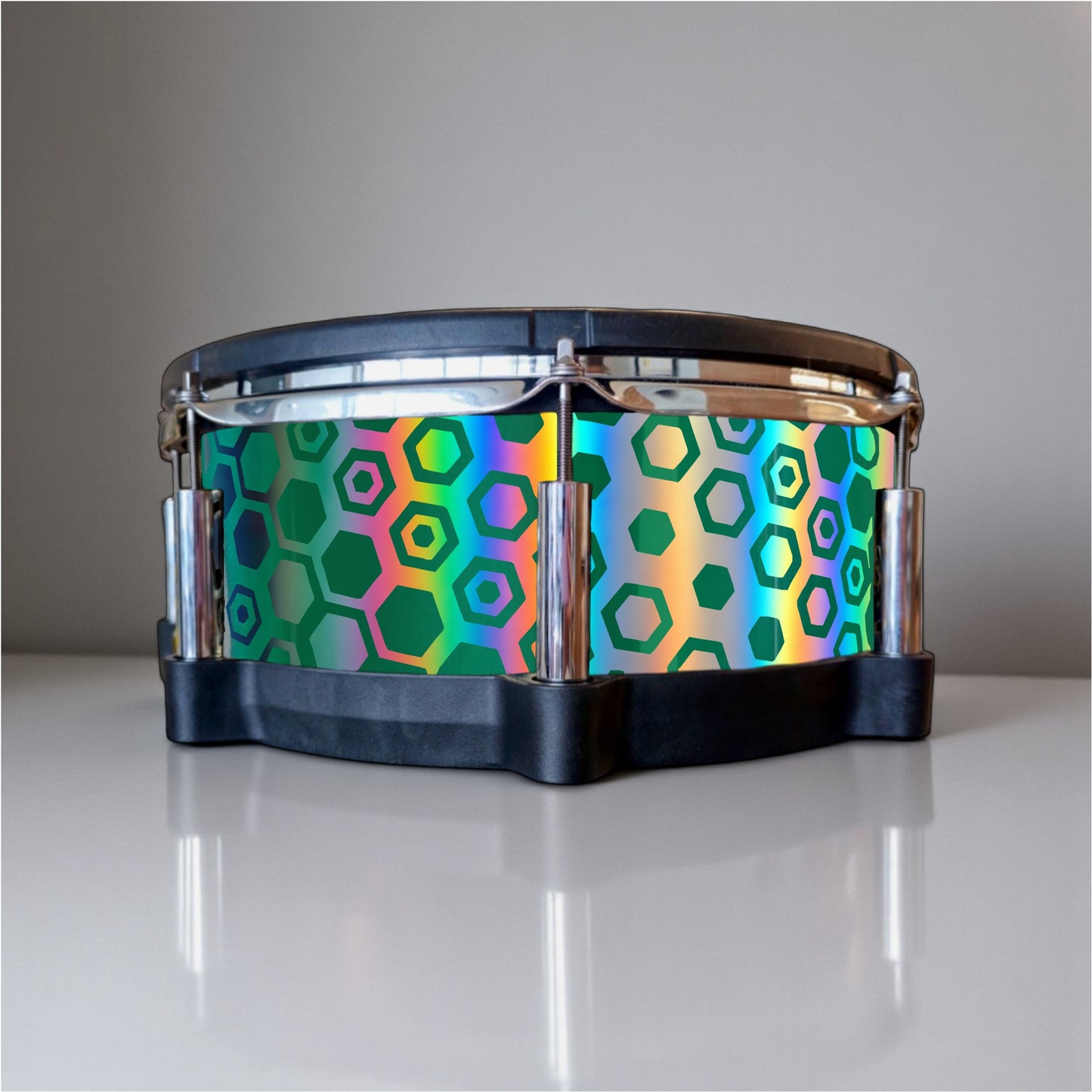 Hexagonal Fade Drum Wrap